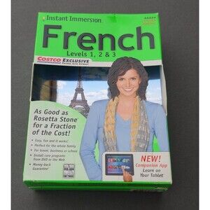 Instant Immersion Family Edition French Levels 1, 2 & 3 PC & Mac